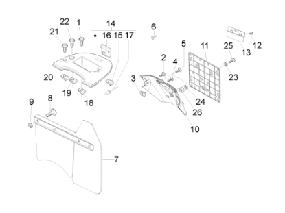 Εικόνα της ΛΑΣΠΩΤΗΡΑΣ VESPA LX 125-150 ΠΡΑΣ 305-65673100VG