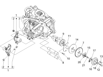 Εικόνα της ΕΚΚΕΝΤΡΟΦΟΡΟΣ SCOOTER 125<>150 4T 2V <13-878001