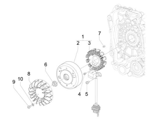 Εικόνα της ΒΟΛΑΝ VESPA LX/LXV IE 125<>150 4T E3-640296