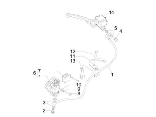 Εικόνα της ΜΑΡΚΟΥΤΣΙ ΜΠΡ ΦΡΕΝΟΥ VESPA S 50<>125-649871