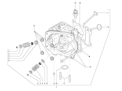 Εικόνα της ΚΕΦΑΛΗ ΚΥΛΙΝΔΡΟΥ LIB 125-150-LX-S MY11-874755