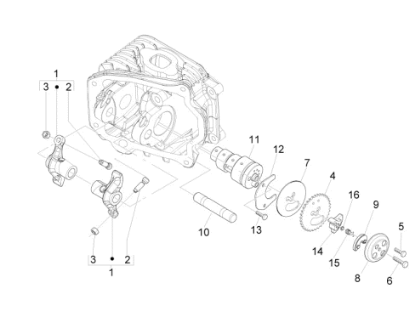 Εικόνα της ΕΚΚΕΝΤΡΟΦΟΡΟΣ SCOOTER 125<>150 4T 2V <13-878001