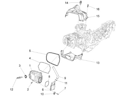 Εικόνα της ΚΑΛΥΜΜΑ ΚΥΛΙΝΔΡΟΥ SCOOTER 125/150 4T ΑΝΩ-1A020720