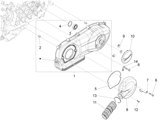 Εικόνα της ΚΑΠΑΚΙ ΚΙΝΗΤΗΡΑ SCOOTER 125<>150 4T 3V-B0169455