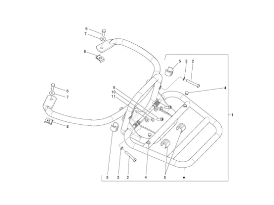 Εικόνα της ΣΧΑΡΑ ΠΙΣΩ VESPA LXV-624616