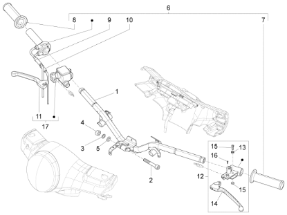 Εικόνα της ΝΤΙΖΑ ΓΚΑΖΙΟΥ VESPA LX 125<>150 E3 ΑΝΟΙΓ-668482