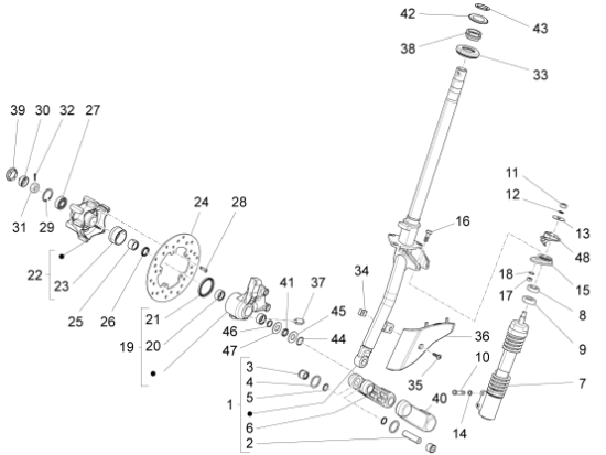 Εικόνα της ΜΟΥΑΓΙΕ ΜΠΡΟΣ ΤΡΟΧΟΥ VESPA ET4-5602846