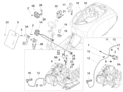 Εικόνα της ΑΚΡΟΦΥΣΙΟ ΠΟΛ/ΣΤΗ SCOOTER 125<>400-1A024520