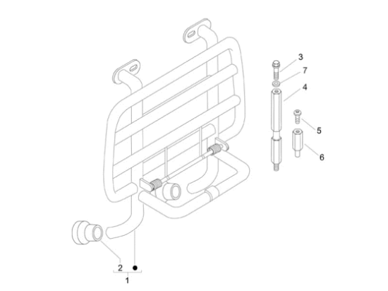 Εικόνα της ΣΧΑΡΑ ΜΠΡΟΣ VESPA LX TOURING-657585