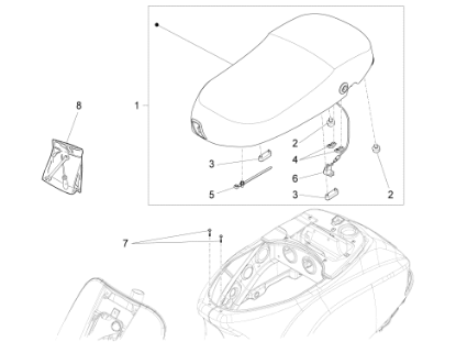 Εικόνα της ΣΕΛΑ VESPA S 125 4T (ΔΙΘΕΣΙΑ)-65428500AN