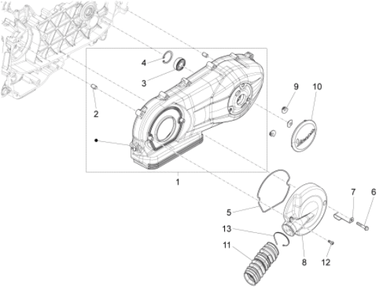 Εικόνα της ΚΑΠΑΚΙ ΚΙΝΗΤΗΡΑ SCOOTER 125<>150 4T 3V-B0169455