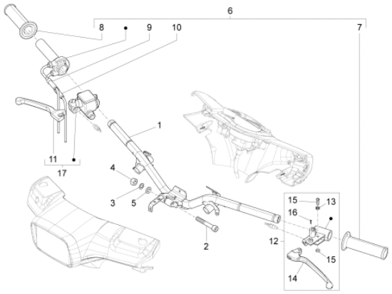 Εικόνα της ΧΕΙΡΟΛΑΒΗ ΤΙΜ VESPA LX ΜΥ09 ΑΡΙΣΤΕΡΗ-CM083803