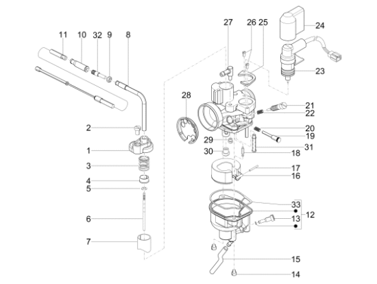 Εικόνα της ΝΤΙΖΑ ΓΚΑΖΙΟΥ VESPA PRIMAVERA 50 2T 13>-1C001038