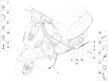 Εικόνα της ΒΑΣΗ ΣΤΗΡΙΞΗΣ ΝΤΙΖΑΣ ΚΟΝΤΕΡ VESPA LX-668477