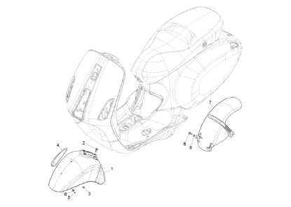 Εικόνα της ΠΟΥΛΑΔΑ ΦΤΕΡΟΥ VESPA PRIMAVERA-1B000042