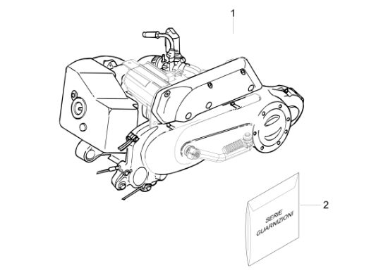 Εικόνα της ΚΙΝΗΤΗΡΑΣ VESPA PRIMAVERA 50 2T E2-CM1453125