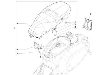 Εικόνα της ΕΡΓΑΛΕΙΟΘΗΚΗ ΣΕΤ VESPA PRIMAVERA 50 2T-1C000595