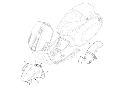 Εικόνα της ΠΟΥΛΑΔΑ ΦΤΕΡΟΥ VESPA PRIMAVERA-1B000042