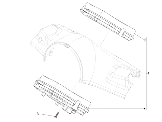 Εικόνα της ΚΟΝΤΕΡ VESPA PRIMAVERA 50 2T-1D001494R