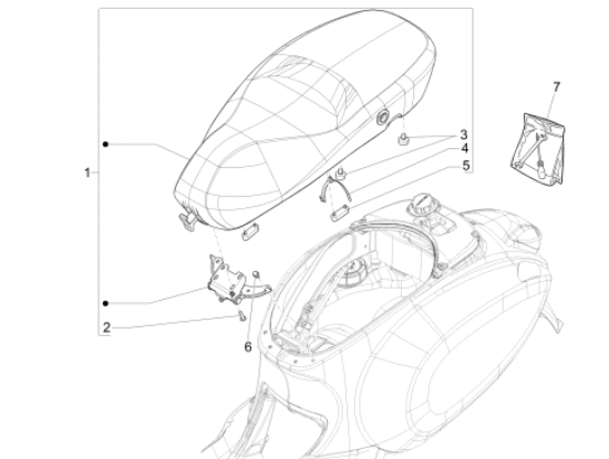 Εικόνα της ΣΕΛΑ VESPA PRIMAVERA 125/150 (ΚΟΚΚ 894)-1B000345000C6