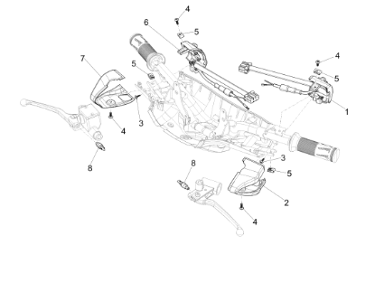 Εικόνα της ΔΙΑΚΟΠΤΗΣ ΦΩΤΩΝ VESPA PRIM-SPRINT 50 ΔΕΞ-1D002408