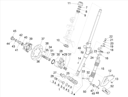 Εικόνα της ΑΜΟΡΤΙΣΕΡ ΜΠΡΟΣ VESPA PRIMAVERA 125-150-1C004068R