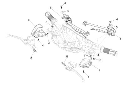 Εικόνα της ΔΙΑΚΟΠΤΗΣ ΦΩΤΩΝ VESPA PRIM-SPRINT 50 ΔΕΞ-1D002408