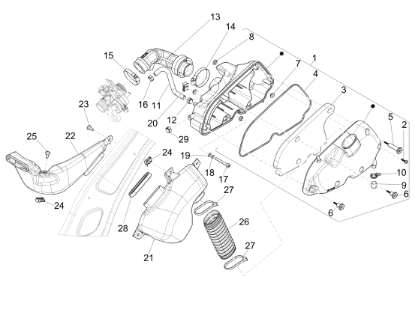 Εικόνα της ΘΑΛΑΜΟΣ ΦΙΛΤΡΟΥ VESPA PRIM-SPRINT 03/16>-1A007261