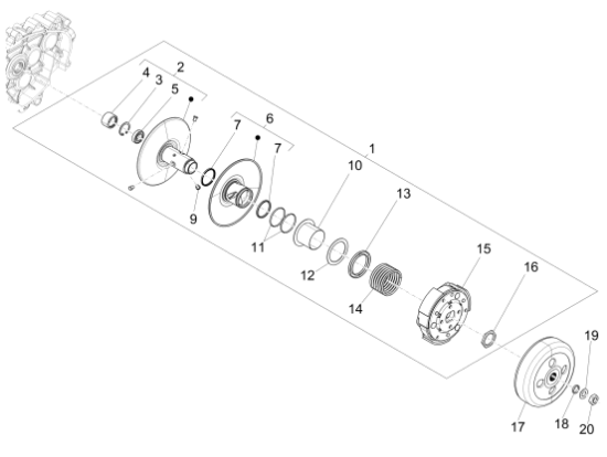 Εικόνα της ΔΙΣΚΟΣ ΑΜΠΡΑΓΙΑΖ LIBERTY 125-150 4T 3V-B019313