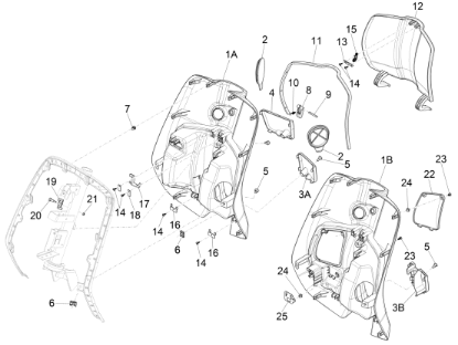 Εικόνα της ΘΗΚΗ ΝΤΟΥΛΑΠΙΟΥ ΕΣΩΤ VESPA PRIM-SPR ΑΡ-1B0035230000C