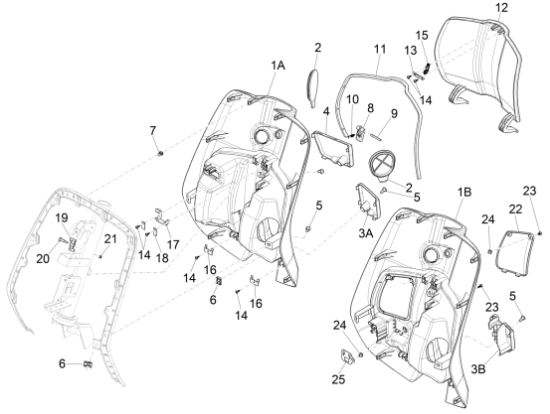 Εικόνα της ΝΤΟΥΛΑΠΙ VESPA PRIMAVERA ΜΑΥΡΟ 98/A-1B003333000XN2