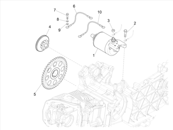 Εικόνα της ΚΟΡΩΝΑ ΒΟΛΑΝ SCOOTER 125 150 E3-E4-E5-1A006073