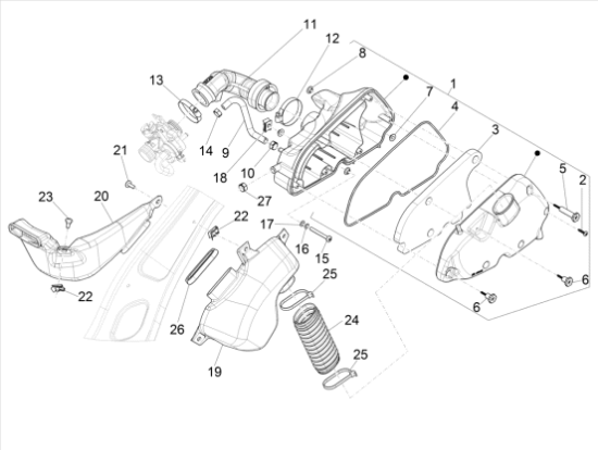 Εικόνα της ΣΩΛΗΝΑΣ ΕΙΣ ΑΕΡΑ VESPA PRIMAVERA-SPRINT-1B000248