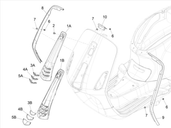 Εικόνα της ΜΟΥΤΣΟΥΝΑ VESPA PRIM-SPRINT AΒΑΦΗ-1B000203