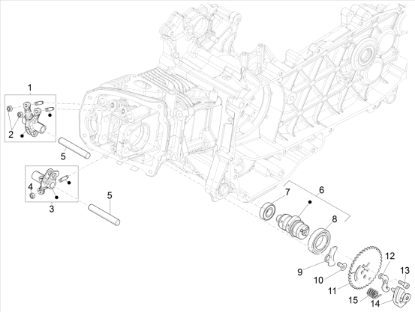 Εικόνα της ΑΝΤΙΒΑΡΟ ΑΠΟΣΥΜΠ SCOOTER 125 4T 3V 2-CM266202