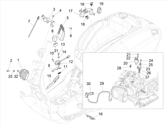 Εικόνα της ΕΓΚΕΦΑΛΟΣ ΨΕΚΑΣΜΟΥ VESPA PRIM-SPRINT 150-CM278902