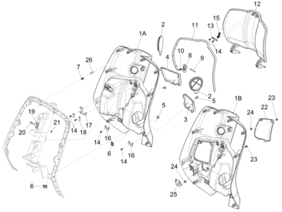 Εικόνα της ΝΤΟΥΛΑΠΙ VESPA PRIMAVERA ΜΑΥΡΟ 94-1B00333300090