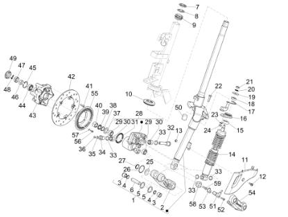 Εικόνα της ΑΜΟΡΤΙΣΕΡ ΜΠΡΟΣ VESPA SPRINT-PRIM-1C000843R