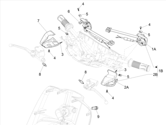 Εικόνα της ΚΑΠΑΚΙ ΣΚΡΙΠ VESPA PRIMAVERA ΔΕΞΙ-1B005435