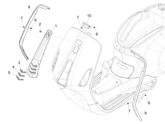 Εικόνα της ΜΟΥΤΣΟΥΝΑ VESPA PRIM-SPRINT AΒΑΦΗ-1B000203