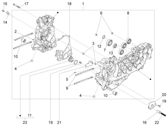 Εικόνα της ΚΑΡΤΕΡ SCOOTER 125<>150 IGET CAT1-CM2725050A