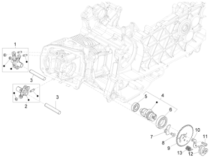 Εικόνα της ΑΝΤΙΒΑΡΟ ΑΠΟΣΥΜΠ SCOOTER 125 4T 3V 2-CM266202