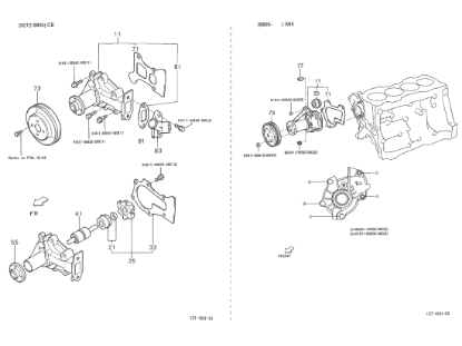 Εικόνα της ΚΙΤ ΦΤΕΡΩΤΗ ΤΡΟΜΠΑΣ ΝΕΡΟΥ PORTER 16V-1610487104000