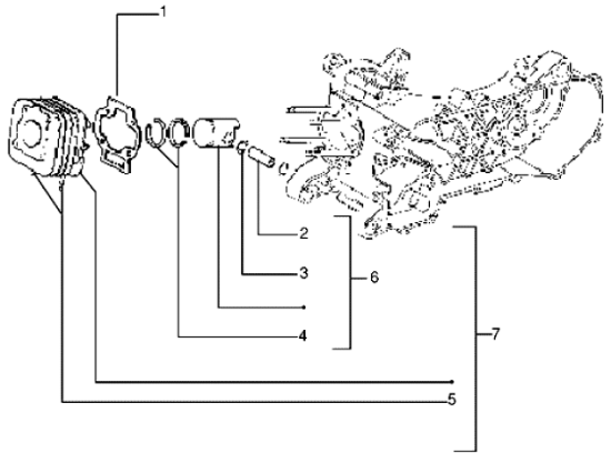 Εικόνα της ΚΥΛΙΝΔΡΟΣ SCOOTER 50 2T TYPH-STALK ΚΟΜ-487851