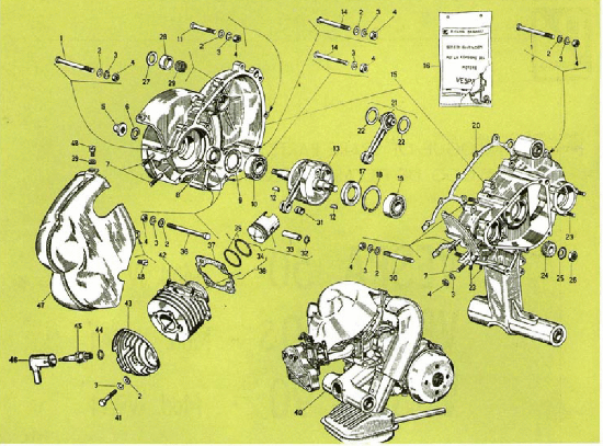 Εικόνα της ΕΛΑΤΗΡΙΟ ΠΙΣΤ STD VESPA FL 125-165503