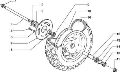 Εικόνα της 120/90 - 10 57J REGGAE TL-MC057104