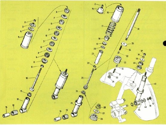 Εικόνα της ΑΜΟΡΤΙΣΕΡ ΜΠΡΟΣ VESPA 50S ΣΚΕΤΟ-1379364