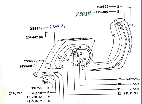 Εικόνα της ΑΝΤΙΚΡΑΔΑΣΜΙΚΟ ΣΑΣΙ/ΠΟΡΤ VESPA FL2-231589