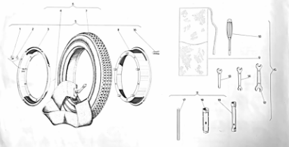 Εικόνα της ΑΕΡΟΘΑΛΑΜΟΣ MICHELIN 300/350-10 100/90-1-UGTM733003