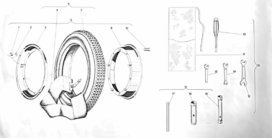 Εικόνα της ΑΕΡΟΘΑΛΑΜΟΣ MICHELIN 300/350-10 100/90-1-UGTM733003